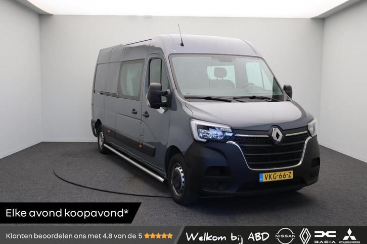 Renault Master T35 2.3 dCi 150 L3H2 DC Energy | 6 persoons |, Auto's, Bestelauto's, Bedrijf, Te koop, ABS, Airconditioning, Alarm