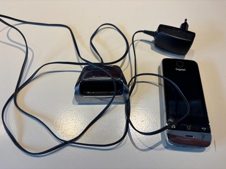 Gigaset SL910 - handset en basisstation, Telecommunicatie, Vaste telefoons | Handsets en Draadloos, Gebruikt, 1 handset, Ophalen of Verzenden