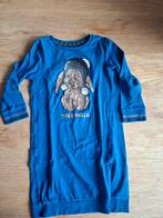 Blauwe jurk met konijn van WE Fashion maat 92, Meisje, Ophalen of Verzenden, Zo goed als nieuw, Jurk of Rok