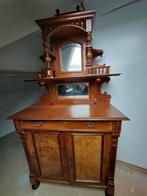 Antieke spiegel buffetkast, Ophalen