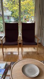 Mooie fauteuils (Hans Wegner), Ophalen, Zo goed als nieuw, 50 tot 75 cm, Hout