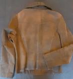 vintage stoer leren damesjack mt 40-42 gevoerd, Verzenden, Bruin