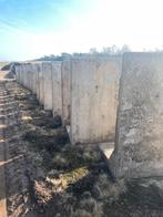 L-elementen, Keerwand, Betonwanden, sleufsilowanden, Gebruikt, Overige typen, Ophalen of Verzenden, 10 m² of meer