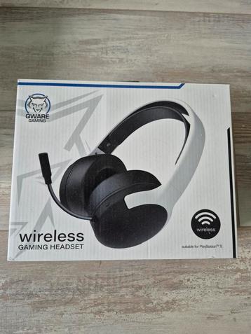 Qware Gaming Wireless Headset PS5 beschikbaar voor biedingen