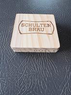 Schultenbrau Onderzetters - Set van 4, Ophalen of Verzenden, Nieuw, Glas of Kopje