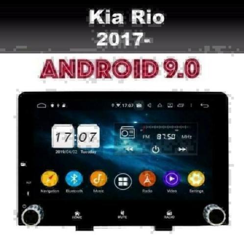 Kia Rio 2017- radio navigatie android 9.0 wifi dab carplay, Auto diversen, Autoradio's, Nieuw, Ophalen of Verzenden