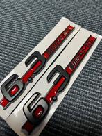 6.3amg embleem 6.3 amg logo w204 w211 w212 w220 w221 c-klass, Auto diversen, Tuning en Styling, Ophalen of Verzenden