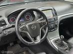 OPEL INSIGNIA SPORTS TOURER 1.4 TURBO LEER NAVI CLIMA, Gebruikt, 4 cilinders, Zwart, Handgeschakeld