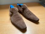Gerard Sene suede instappers mocassins monks 8 42 42,5, Kleding | Heren, Schoenen, Loafers, Bruin, Verzenden, Zo goed als nieuw