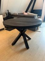 Ronde eettafel Zwart 110cm, Huis en Inrichting, Tafels | Eettafels, Ophalen, 50 tot 100 cm, 100 tot 150 cm, Rond