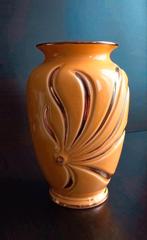 Retro Hollywood Regency gele vaas, Antiek en Kunst, Antiek | Vazen, Ophalen of Verzenden