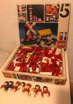LEGO Set 5-3 1970’s met doos + LEGO Figuren., Kinderen en Baby's, Speelgoed | Duplo en Lego, Ophalen of Verzenden, Gebruikt, Losse stenen