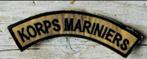 Korps Mariniers Schouder Embleem, Verzenden, Marine, Nederland, Embleem of Badge