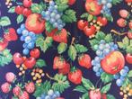 Concord Joan Kessler fruit patchwork quilt lap stof 160 cm, Blauw, Nieuw, Ophalen of Verzenden, 30 tot 120 cm