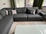 Donkergrijze Hoekbank met Loungegedeelte, Ophalen, Gebruikt, Hout