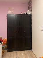 Zwarte kleding kast 3 deurs, Ophalen, Zo goed als nieuw, 50 tot 75 cm, 150 tot 200 cm