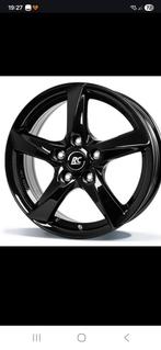 VW golf Audi A3 Lichtmetalen Velgen met Winterbanden 18 inch, Auto-onderdelen, 18 inch, Gebruikt, Banden en Velgen, Personenwagen