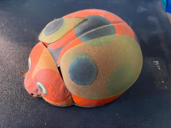 Vintage Blikken Speelgoed Lieveheersbeestje, Antiek en Kunst, Antiek | Speelgoed, Ophalen of Verzenden