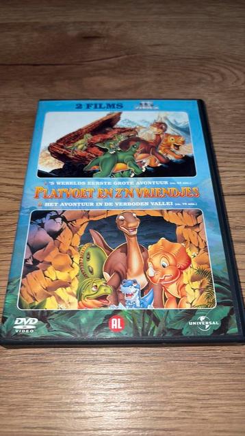 Platvoet / The Land Before Time 1 en 2 van Don Bluth. beschikbaar voor biedingen