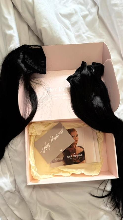 Luxury for princess extensions 60cm/280g + wrap ponytail, Sieraden, Tassen en Uiterlijk, Uiterlijk | Haarverzorging, Zo goed als nieuw