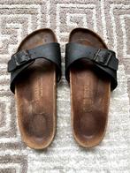 Birkenstock zwarte slippers maat 35, Slippers, Zwart, Ophalen of Verzenden, Zo goed als nieuw