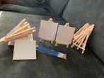 Schilder ezels met canvas doeken, Ophalen of Verzenden, Nieuw