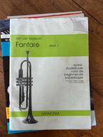 Muziekboek Fanfare deel 1 - Jan van Beekum, Gebruikt, Overige genres, Les of Cursus, Ophalen of Verzenden