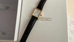 Seiko Tank Dameshorloge nog bijna nieuw Zwarte band, Sieraden, Tassen en Uiterlijk, Horloges | Dames, Seiko, Leer, Polshorloge