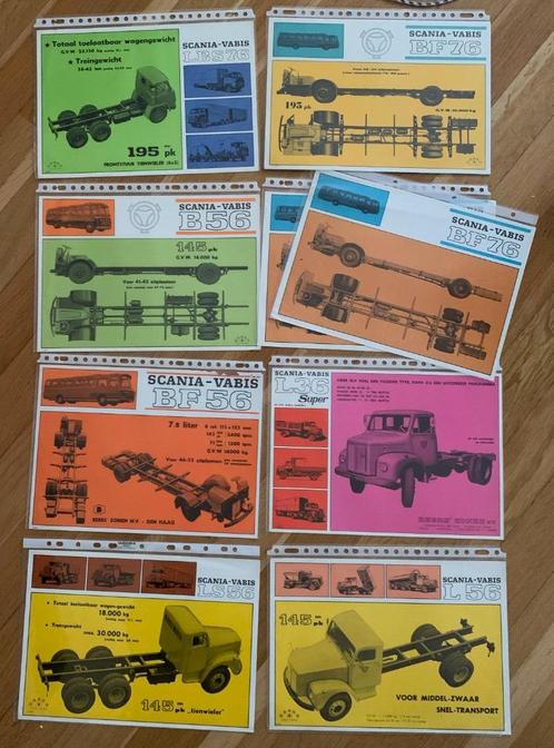 Autofolder Scania Vabis LS56 L36 BF56 BF76 B56 LBS76, Boeken, Auto's | Folders en Tijdschriften, Gelezen, Opel, Ophalen of Verzenden
