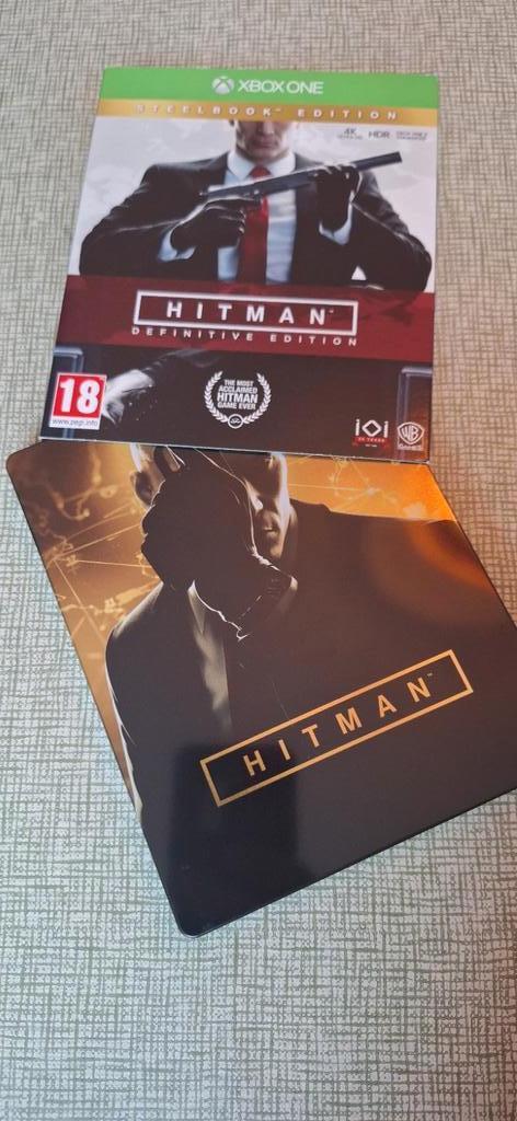 Hitman Definitive Edition - Xbox One + steelbook, Spelcomputers en Games, Games | Xbox One, Zo goed als nieuw, Avontuur en Actie