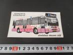 sticker strip bus stadsbus nieuwe stijl BBA lijn 1 tilburg *, Ophalen, Zo goed als nieuw, Bedrijf of Vereniging