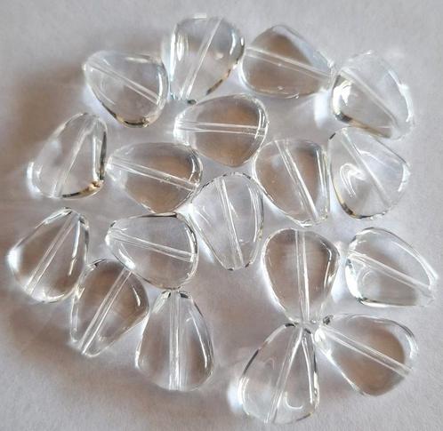 Doorzichtige steen vorm glas kralen 12x15 mm, Hobby en Vrije tijd, Kralen en Sieraden maken, Nieuw, Kraal, Verzenden