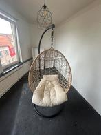 Hangstoel Xenos zwart / beige, Ophalen, Zo goed als nieuw