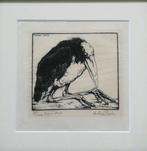 Originele houtsnede Anton Pieck met De Maraboe gesigneerd, Antiek en Kunst, Kunst | Etsen en Gravures, Ophalen of Verzenden