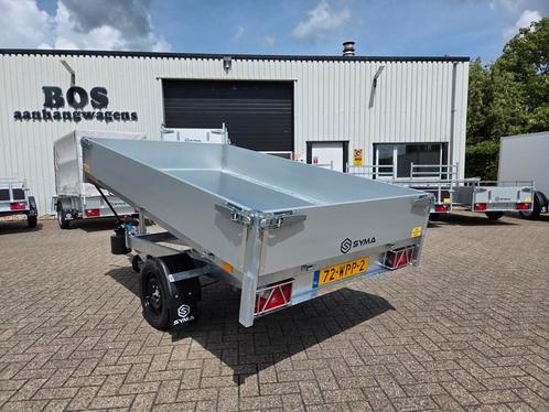 Nieuwe enkelasser kipper 1500kg Afm.2.60x1.55 m, Auto diversen, Aanhangers en Bagagewagens, Nieuw, Ophalen