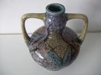 Rozenburg plateel keramiek vaas jr.1896. Bloemen en Vlinders, Antiek en Kunst, Ophalen of Verzenden