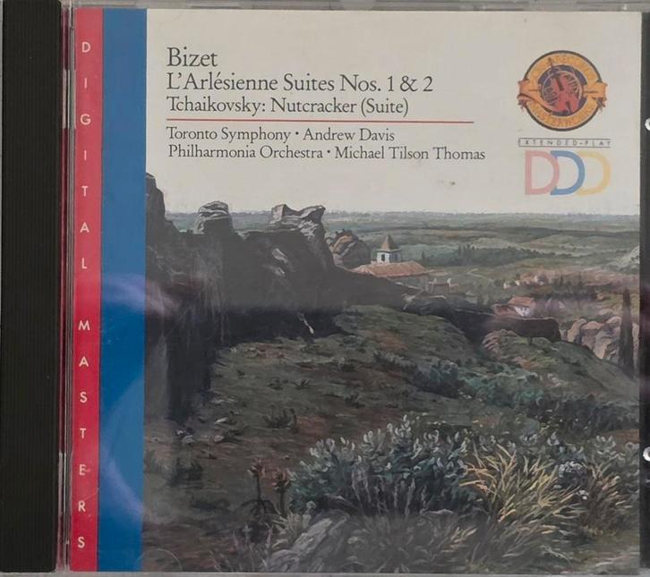 Bizet & Tchaikovsky - L'Arlésienne Suites & Notenkraker, Cd's en Dvd's, Cd's | Klassiek, Zo goed als nieuw, Orkest of Ballet, Romantiek