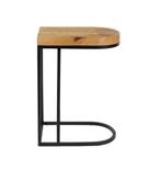 Housecraft Living Zide Bijzettafel Mangohout Bruin €99, nu, 45 tot 60 cm, Minder dan 55 cm, Rond, Nieuw
