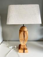 Riviera Maison balusterlamp houten voet met linnen kap, Ophalen, Hout, Gebruikt, Riviera Maison