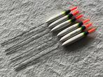 adv 354 / NIEUW serie 6 dobbers TUBERTINI voor breeklichtje, Watersport en Boten, Hengelsport | Witvissen, Ophalen of Verzenden