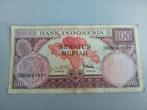 100 Indonesische rupiah 1959, Ophalen of Verzenden, Zuidoost-Azië
