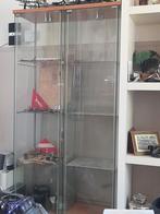 Te koop zgan 2 mooie vitrine kasten met verlichting, Ophalen, Zo goed als nieuw, 25 tot 50 cm, Minder dan 100 cm
