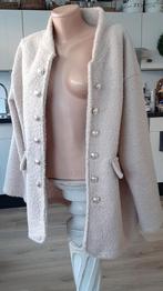 Zeer mooi creme beige admiraal colbert met dubbele knoop rij, Ophalen, Zo goed als nieuw, Maat 46/48 (XL) of groter, Beige