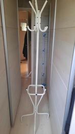 Witte metalen kapstok - in goede staat!, Gebruikt, Ophalen of Verzenden, Metaal, Staande kapstok