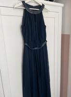 Lange blauwe galajurk, Maat 38/40 (M), Galajurk, Blauw, Ophalen of Verzenden