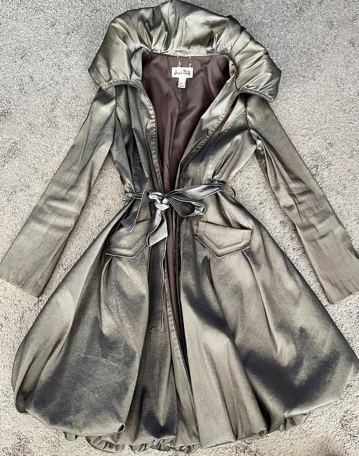 JAS JOSEPH RIBKOFF, KL.gematteerd d.zilvergrijs, mt36/38, Kleding | Dames, Jassen | Winter, Zo goed als nieuw, Maat 36 (S), Grijs