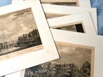 5 Gravures Topstaat Fouquet junior halvemaansbrug Amsterdam, Antiek en Kunst, Kunst | Etsen en Gravures, Ophalen of Verzenden