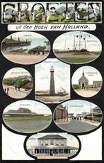 Groeten uit den Hoek van Holland. - 8 afb - ongelopen, Verzamelen, Ansichtkaarten | Nederland, Ophalen of Verzenden, 1920 tot 1940