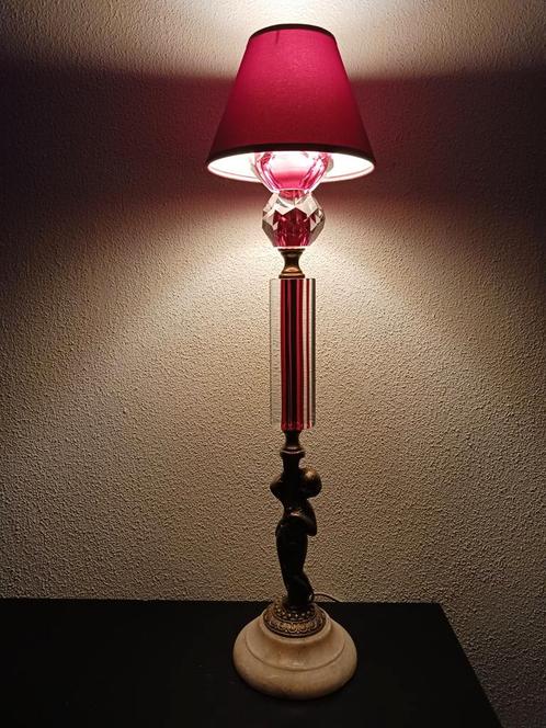 Murano Flavio Poli Grote Tafellamp., Antiek en Kunst, Antiek | Glas en Kristal, Ophalen of Verzenden