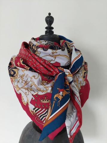 Shawl Omslagdoek Handmade Mucho Gusto style L, paard  beschikbaar voor biedingen